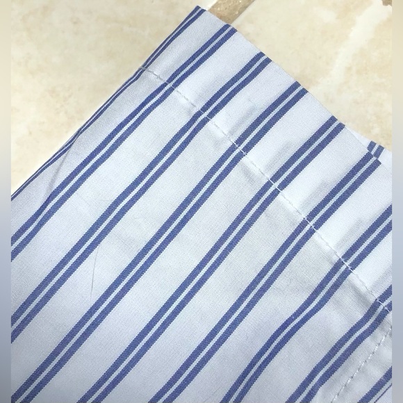 J. Crew One Shoulder Pinstriped Blouse - Picture 5 of 5